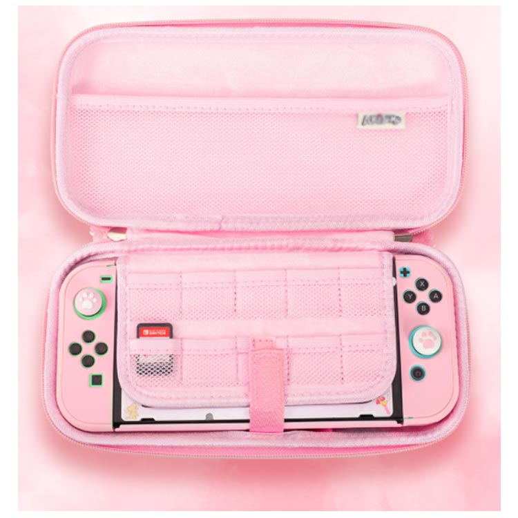 24枚 任天堂 Switch スイッチゲームソフト収納ケース ピンク　pink